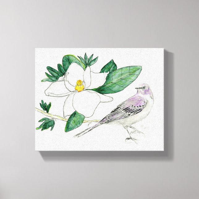 Mississippi Stretched Kanvastryck (Framsida)