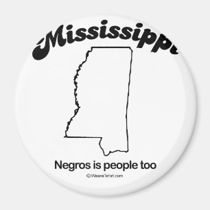MISSISSIPPI - T-tröja a "MISSISSIPPI för STATLIG Magnet
