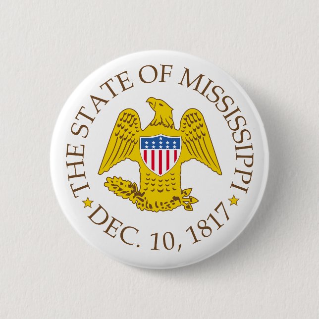 Mississippi-tecken Knapp (Framsida)