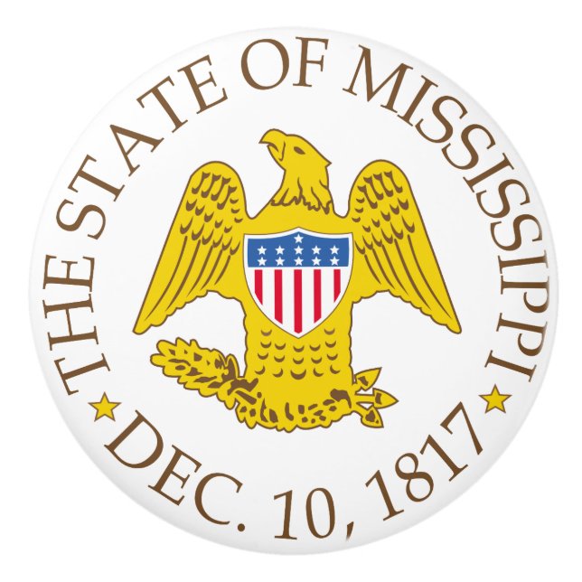 Mississippi-tecken Knopp (Framsidan)