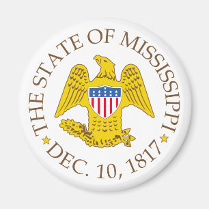 Mississippi-tecken Magnet