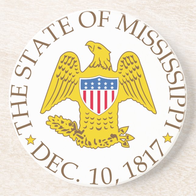 Mississippi-tecken Underlägg (Framsidan)