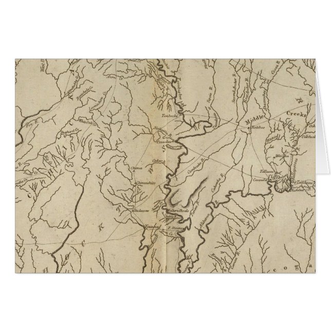 Mississippi Territorium 2 Hälsningskort (Framsidan Horizontal)