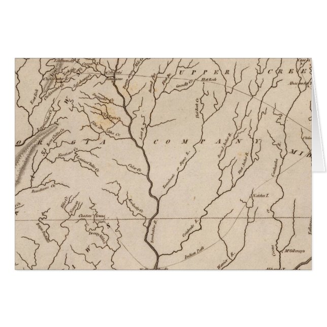 Mississippi Territorium 4 Hälsningskort (Framsidan Horizontal)