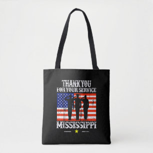 Mississippi Tote Bag Canvas Tote Tygkasse