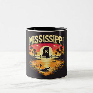 Mississippi Två-Tonad Mugg