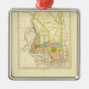 Mississippi US Julgransprydnad Metall