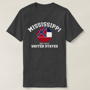 Mississippi USA Est. 1817 patriotiska skjorta för T Shirt