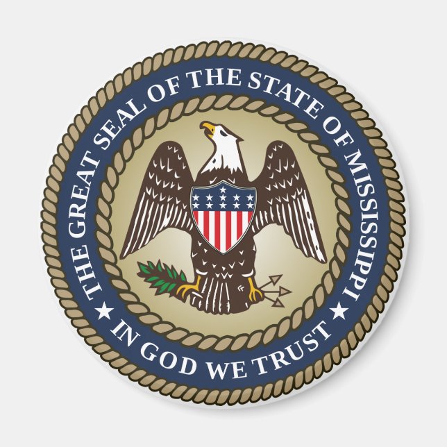 Mississippi (USA-staten) Magnet (Framsidan)