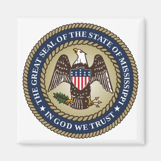Mississippi (USA-staten) Magnet (Framsidan)