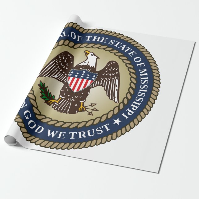 Mississippi (USA-staten) Presentpapper (Utrullad)
