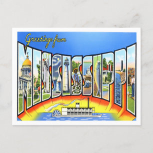 Mississippi Vintage Big Brev vykort