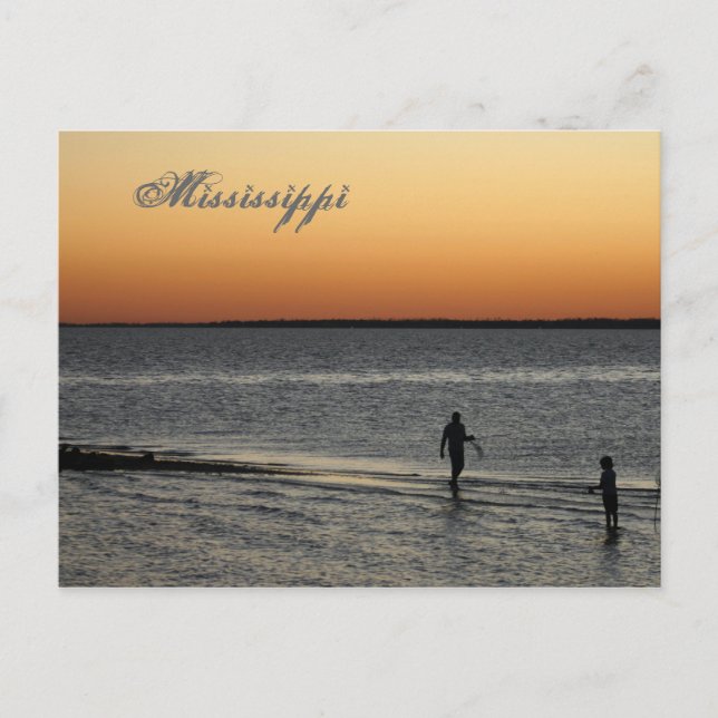 Mississippi vykort (Framsida)