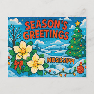 MISSISSIPPI-vykort Vykort