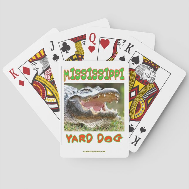 MISSISSIPPI YARD HUND SPELKORT (Baksidan)