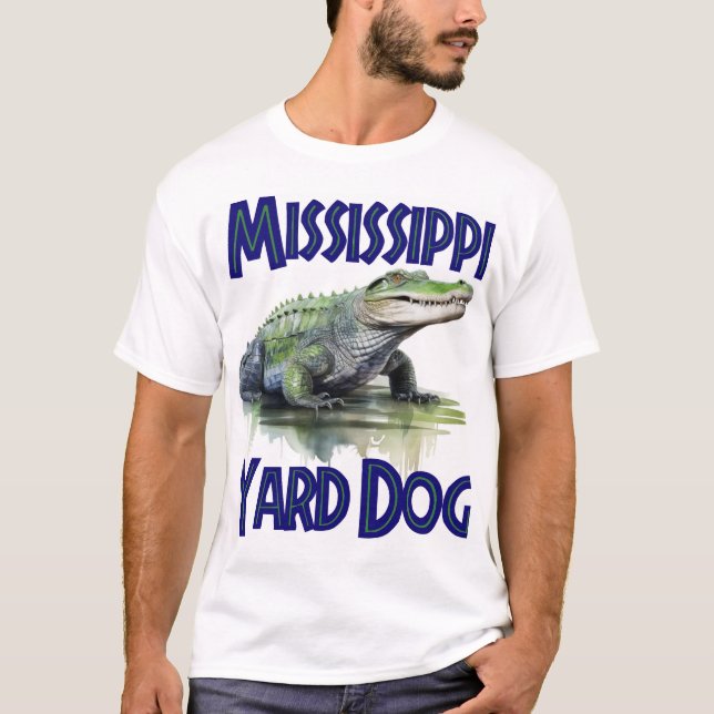 Mississippi Yard Hund T-Shirt (Framsida)
