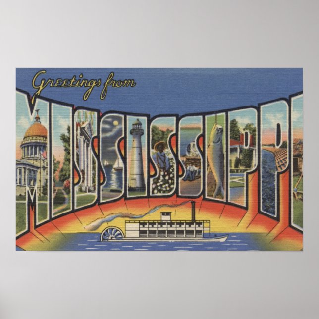 MississippiLarge Brev ScenesMississippi Poster (Framsidan)