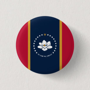 Mississippiska Flagga, Flagga Mississippi Knapp