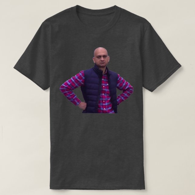 Misslyckad Cricket Fläkt Sarim Akhtar Meme T Shirt (Design framsida)
