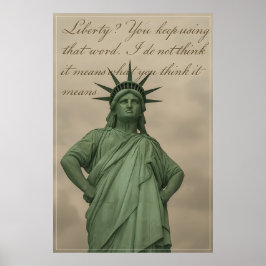Misslyckad Frihetsgudinnan Poster