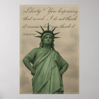 Misslyckad Frihetsgudinnan Poster