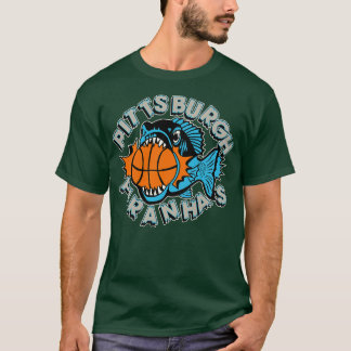 Misslyckad Pittsburgh Piranhas Basketball Team T Shirt