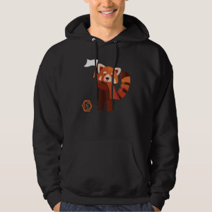 Misslyckad Röd Panda   Röda Pandas Djur   Grafisk Hoodie