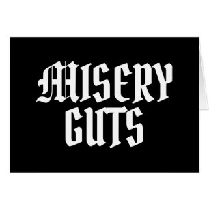 Misslyckade Guts-kort Hälsningskort