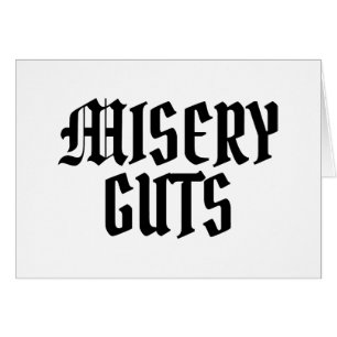 Misslyckade Guts-kort Hälsningskort