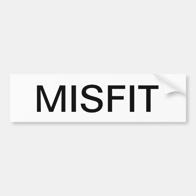MISSLYCKADklistermärke Bildekal (Framsidan)