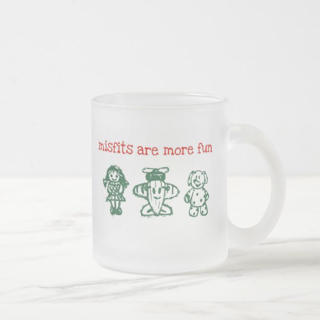 Misslyckadmugg Frostad Glasmugg (Höger)