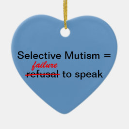 Misslyckande ej avslag julgransprydnad keramik