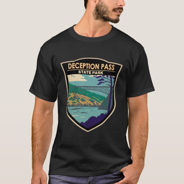 Misslyckande State Park Bridge i Washington T Shirt (Framsida)