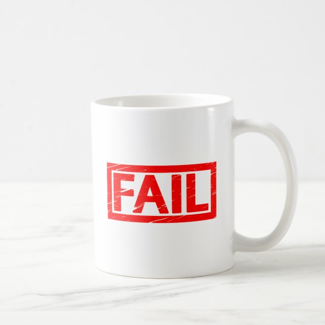Misslyckas Frimärke Kaffemugg (Höger)