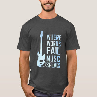 misslyckas musik lustigt t shirt