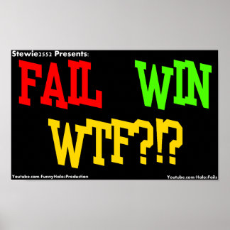 MISSLYCKAS, WIN, WTF! POSTER! POSTER