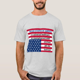 MISSLYCKATS STATER AV AMERIKA T SHIRT
