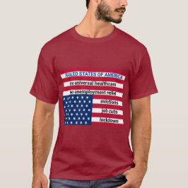 MISSLYCKATS STATER AV AMERIKA T SHIRT