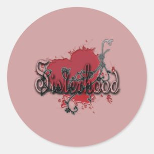MissMissyLue's Sisterity Stickers Runt Klistermärke