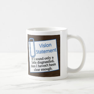 Missnöjd anställd kaffemugg