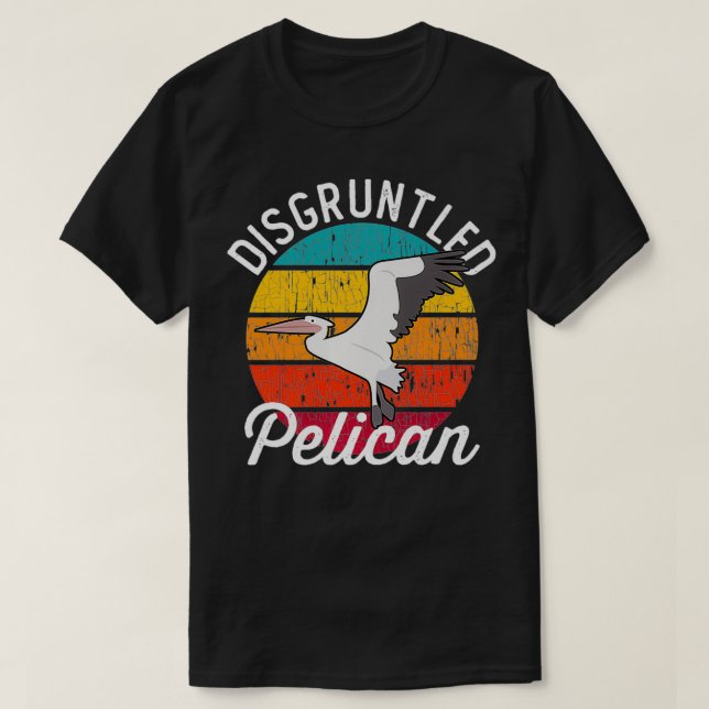 Missnöjd Pelican Premium T Shirt (Design framsida)