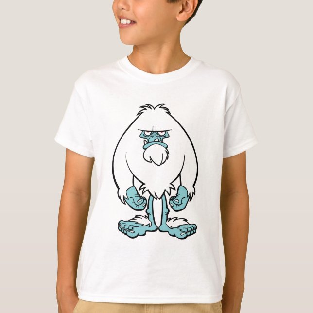 Missnöjd Yeti T Shirt (Framsida)