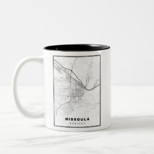 Missoula Karta Två-Tonad Mugg