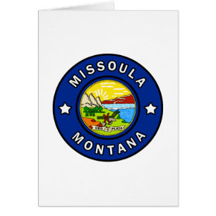 Missoula Montana Hälsningskort