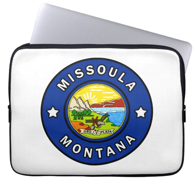 Missoula Montana Laptop Sleeve (Framsidan)