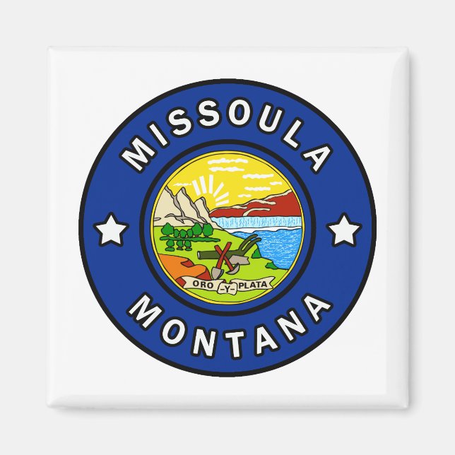 Missoula Montana Magnet (Framsidan)