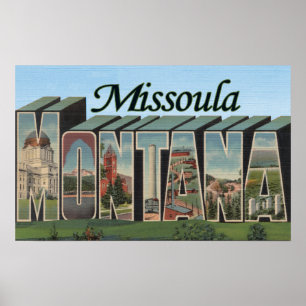 Missoula Montana Poster