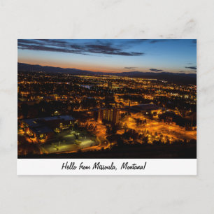 Missoula Montana Vykort