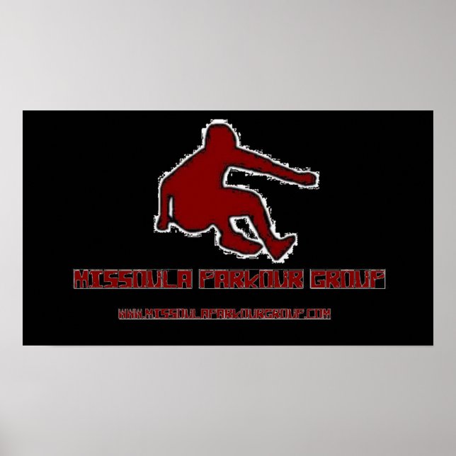 Missoula Parkour Group Logotyp Poster (Framsidan)