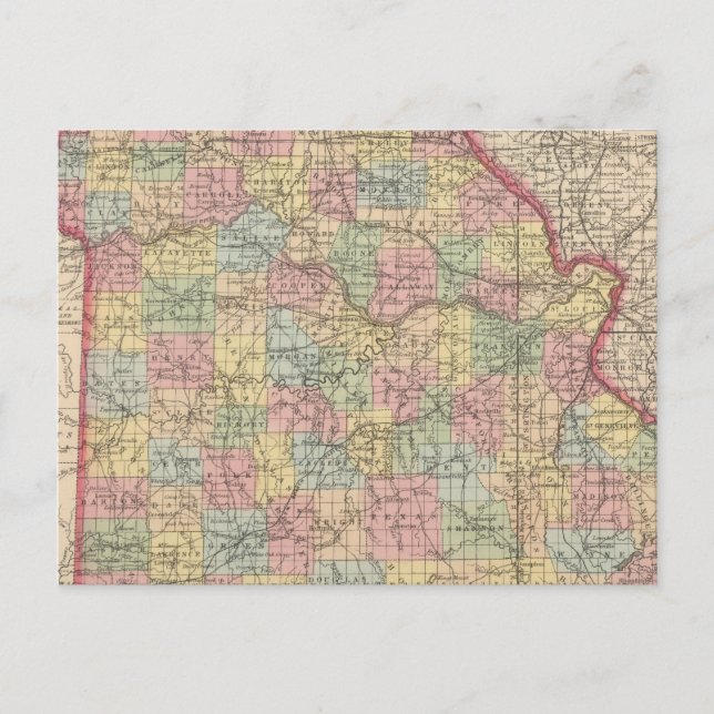 Missouri 10 vykort (Framsida)